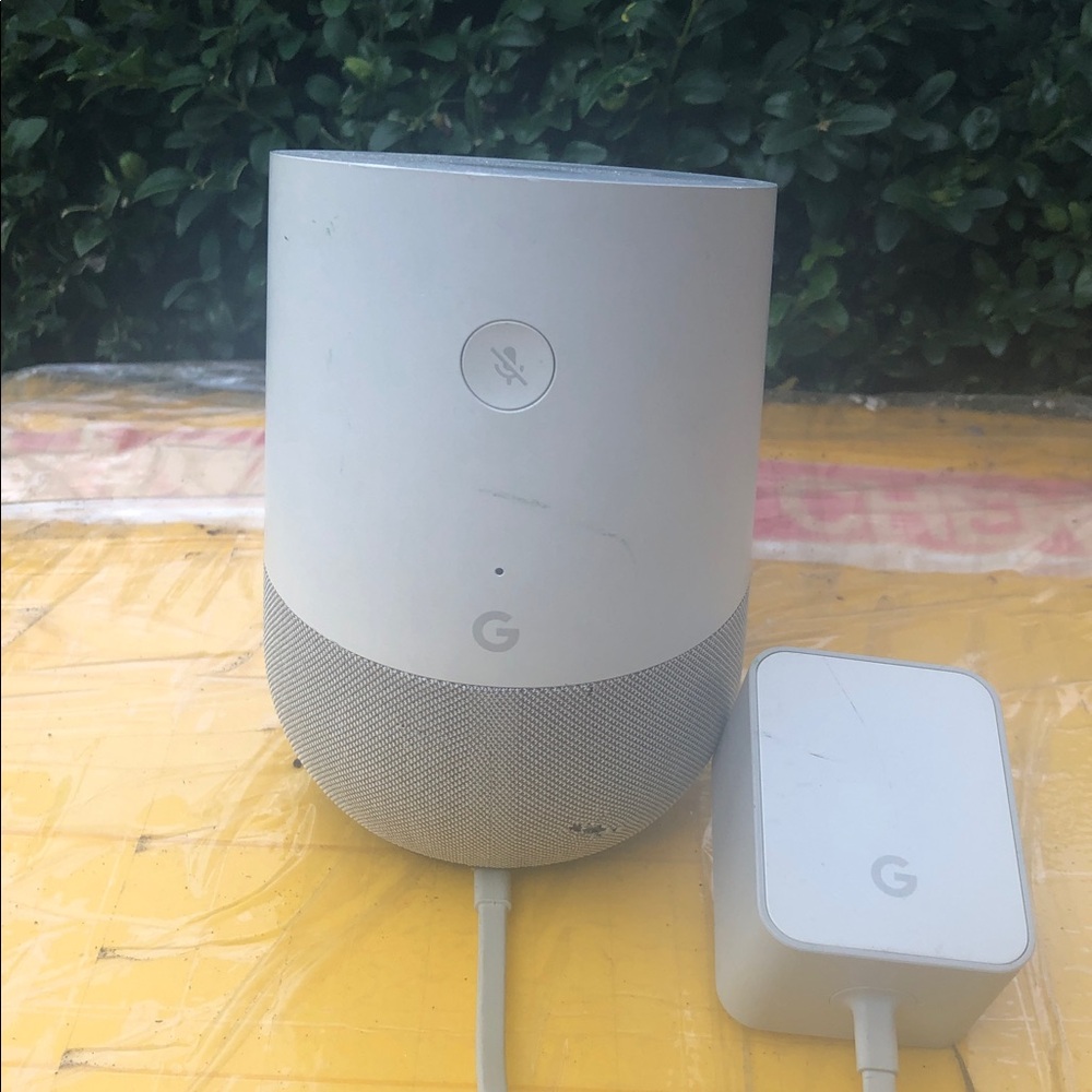Google Home Smart Assistant SPEAKER VOICE Google ASSIST White Slate